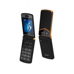Телефон MAXVI E11ds Black/Gold (черный/золотой)
