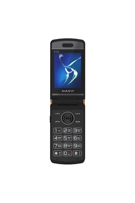 Телефон MAXVI E11ds Black/Gold (черный/золотой) 2