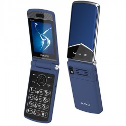 Телефон MAXVI E11ds Blue/Silver (синий/серебристый)