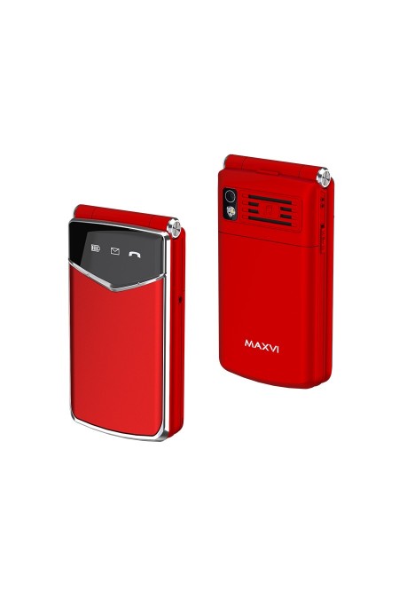 Телефон MAXVI E11ds Red/Silver (красный/серебристый) 1