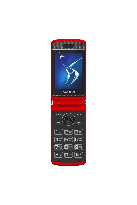 Телефон MAXVI E11ds Red/Silver (красный/серебристый) 2