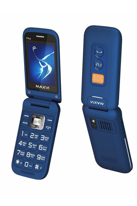 Телефон MAXVI E5 up Blue (синий) 