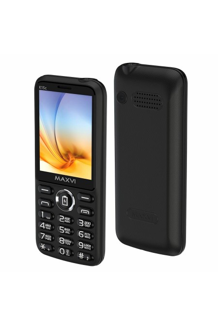Телефон MAXVI K15c Black (черный) 
