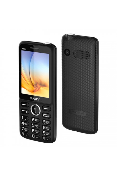 Телефон MAXVI K15n Black (черный) 