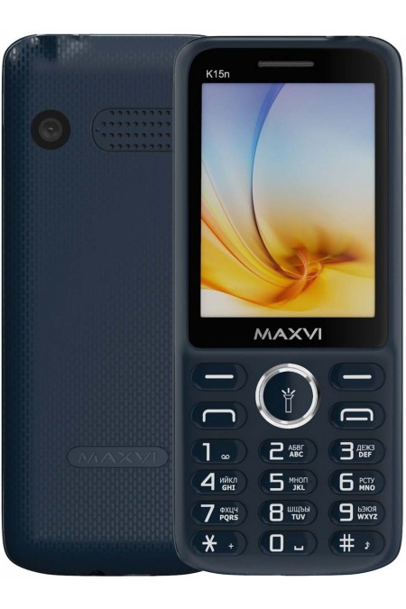 Телефон MAXVI K15n Blue (синий) 