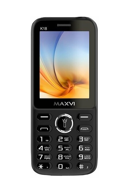 Телефон MAXVI K18 Black (черный) 1