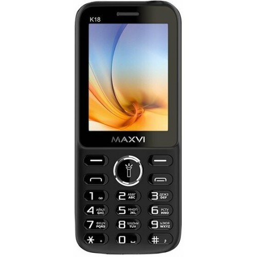 Телефон MAXVI K18 Black (черный) 1