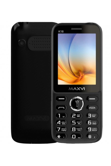 Телефон MAXVI K18 Black (черный) 