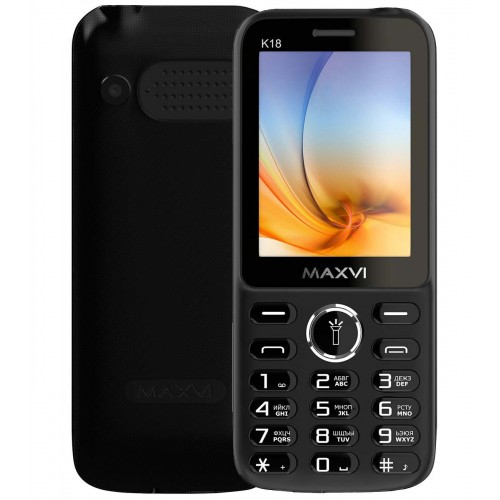 Телефон MAXVI K18 Black (черный) 