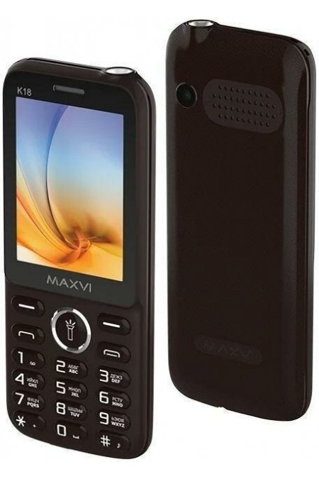 Телефон MAXVI K18 Brown (коричневый) 
