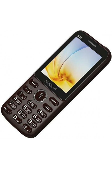 Телефон MAXVI K18 Brown (коричневый) 3