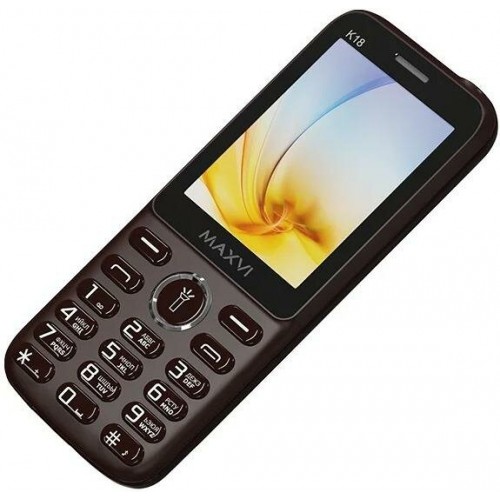 Телефон MAXVI K18 Brown (коричневый) 3