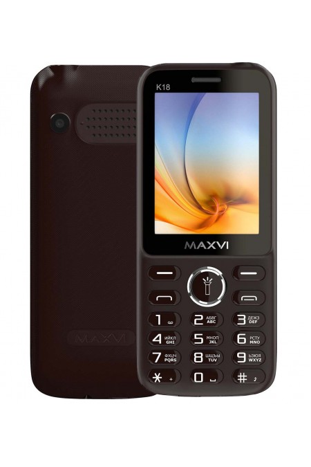 Телефон MAXVI K18 Brown (коричневый) 4