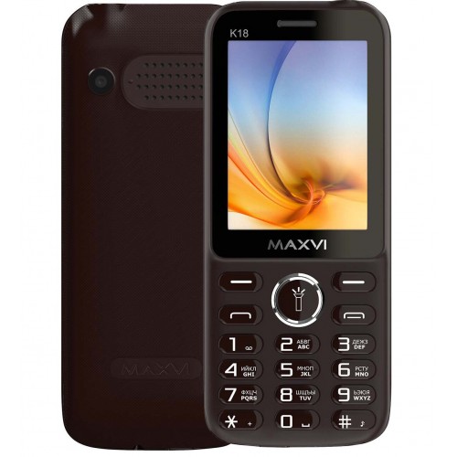 Телефон MAXVI K18 Brown (коричневый) 4
