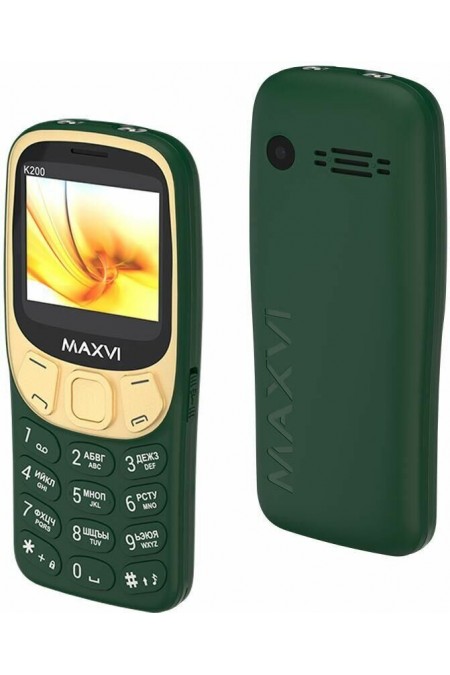 Телефон MAXVI K200 Dark Green (темно-зеленый) 