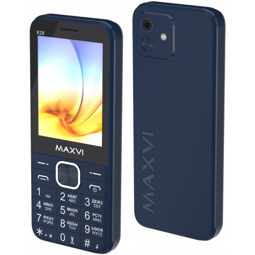 Телефон MAXVI K28 Blue (синий) 1
