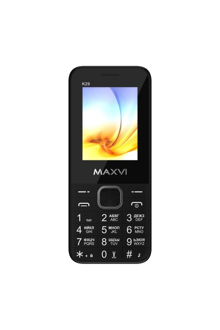 Телефон MAXVI K29 Black (черный) 1