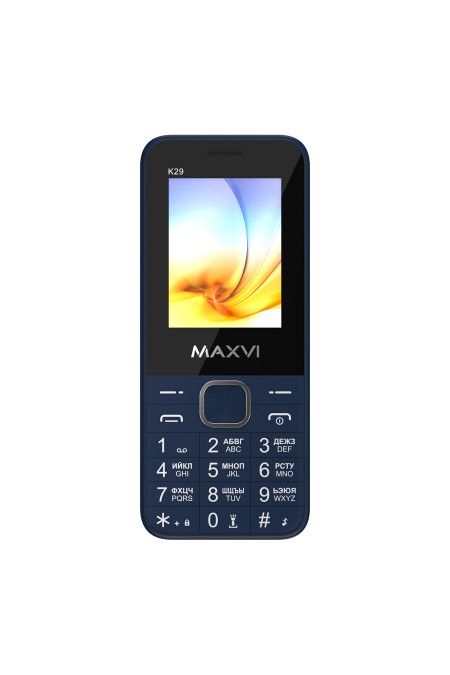 Телефон MAXVI K29 Blue (синий) 1