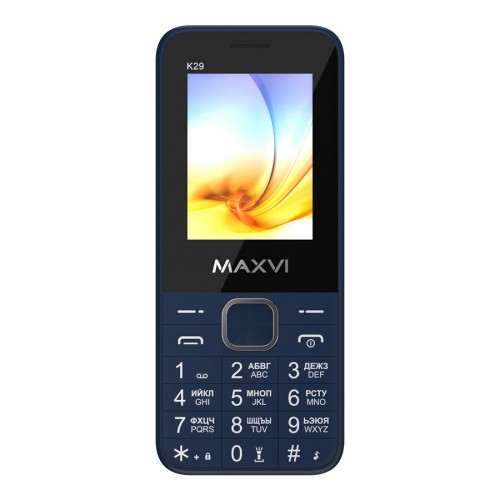 Телефон MAXVI K29 Blue (синий) 1