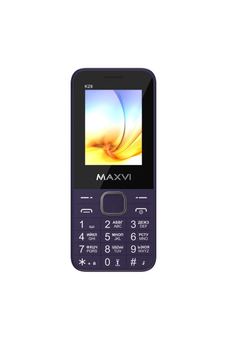 Телефон MAXVI K29 Purple (фиолетовый) 1