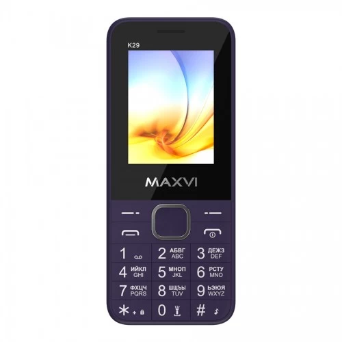 Телефон MAXVI K29 Purple (фиолетовый) 1