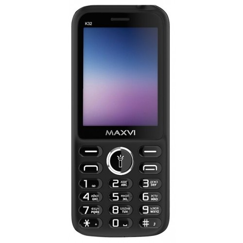 Телефон MAXVI K32 Black (черный) 9