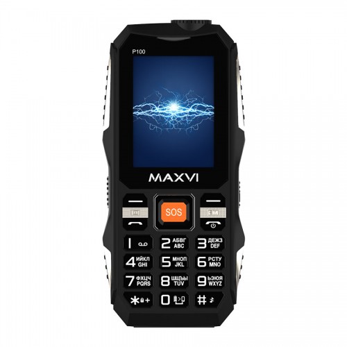 Телефон MAXVI P100 Black (черный) 