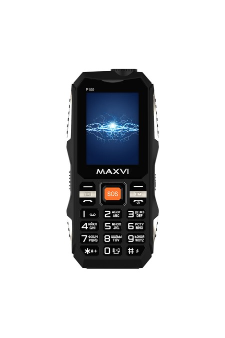 Телефон MAXVI P100 Black (черный) 