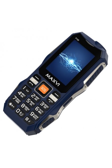 Телефон MAXVI P100 Blue (синий) 1