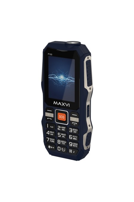 Телефон MAXVI P100 Blue (синий) 8