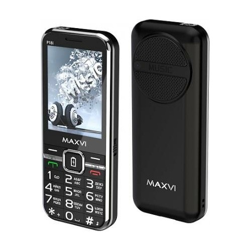 Телефон MAXVI P18i Black (черный) 