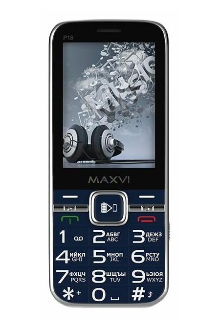 Телефон MAXVI P18i Blue (синий) 1