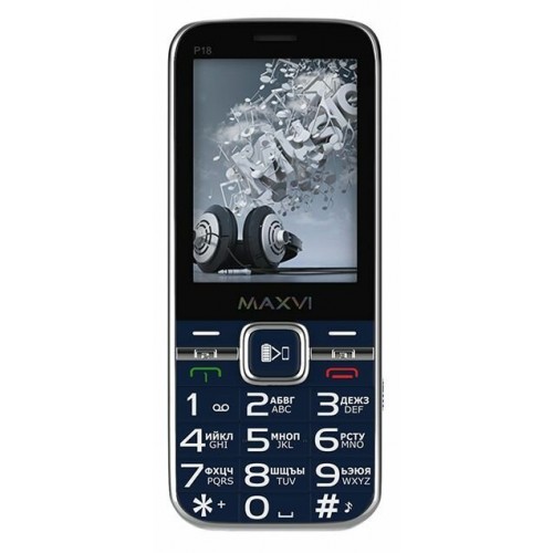 Телефон MAXVI P18i Blue (синий) 1