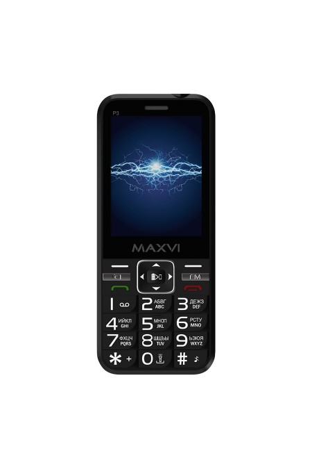 Телефон MAXVI P3 Black (черный) 1