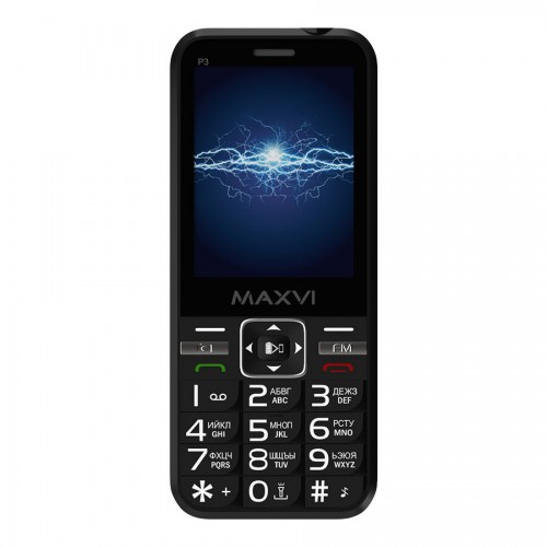 Телефон MAXVI P3 Black (черный) 1