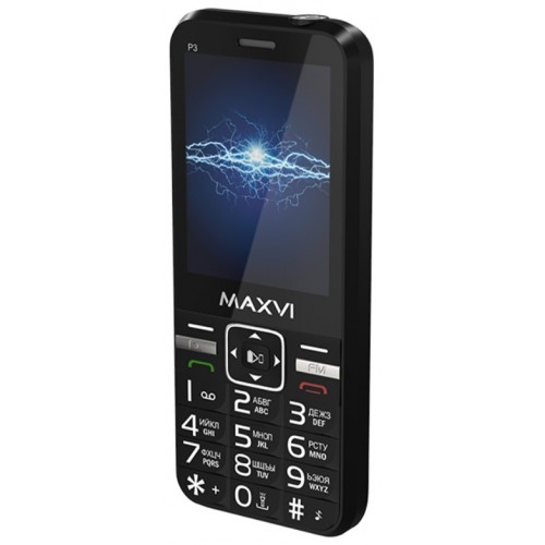 Телефон MAXVI P3 Black (черный) 8