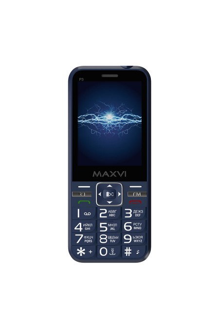 Телефон MAXVI P3 Blue (синий) 
