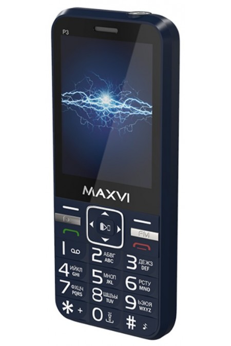 Телефон MAXVI P3 Blue (синий) 6