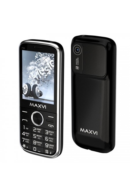 Телефон MAXVI P30 Black (черный) 