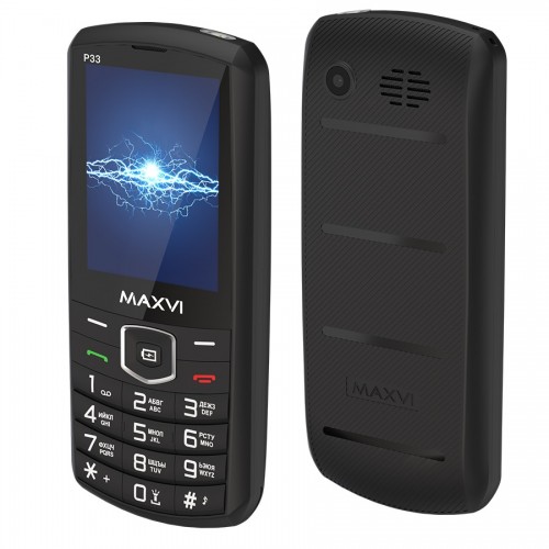 Телефон MAXVI P33 Black (черный) 2
