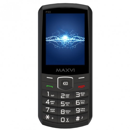 Телефон MAXVI P33 Black (черный) 4