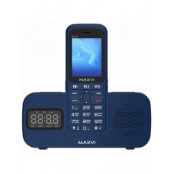 Телефон MAXVI RT-03 + док-станция Blue (синий)