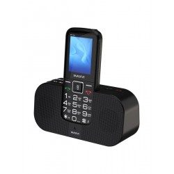 Телефон MAXVI RT-04 + док-станция Black (черный)
