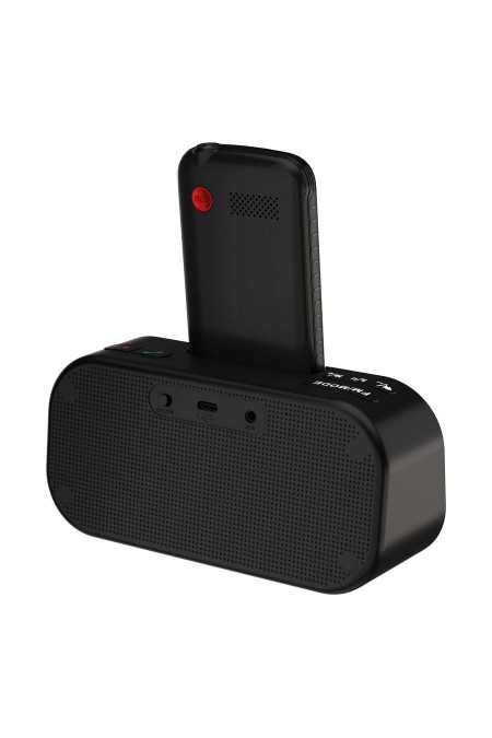 Телефон MAXVI RT-04 + док-станция Black (черный) 4