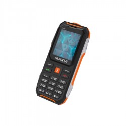 Телефон MAXVI T100 Black/Orange (черный/оранжевый)