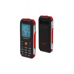 Телефон MAXVI T100 Black/Red (черный/красный)