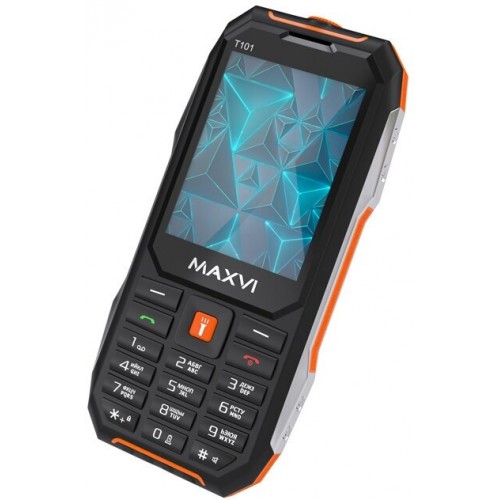 Телефон MAXVI T101 Black/Orange (черный/оранжевый) 7