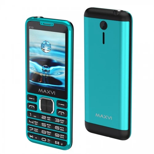 Телефон MAXVI X10i Aqua Blue (голубой) 