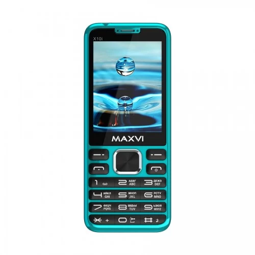 Телефон MAXVI X10i Aqua Blue (голубой) 2