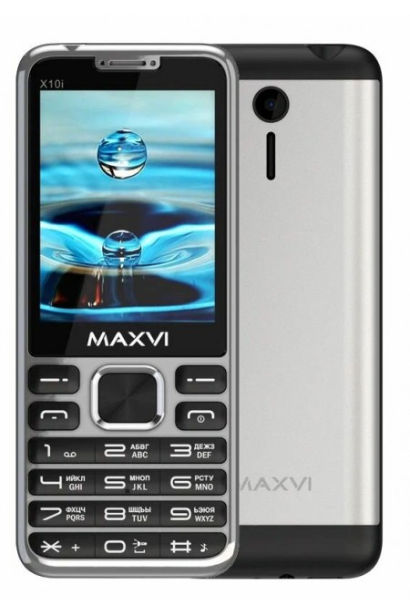 Телефон MAXVI X10i Metallic Silver (серебристый) 1